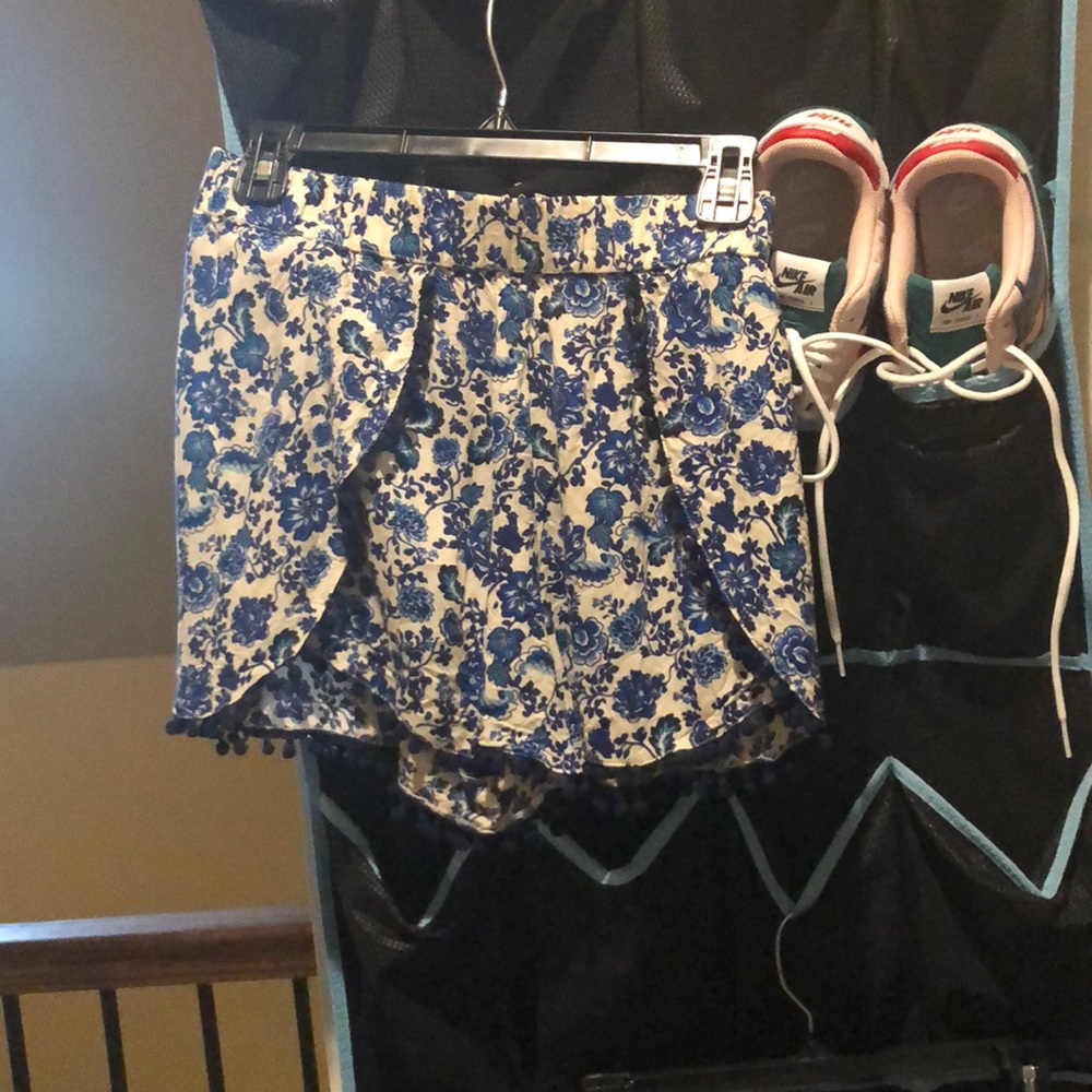 Flower print shorts